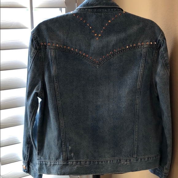 Victoria’s Secret Embellished Denim Jacket NEW - Picture 6 of 7